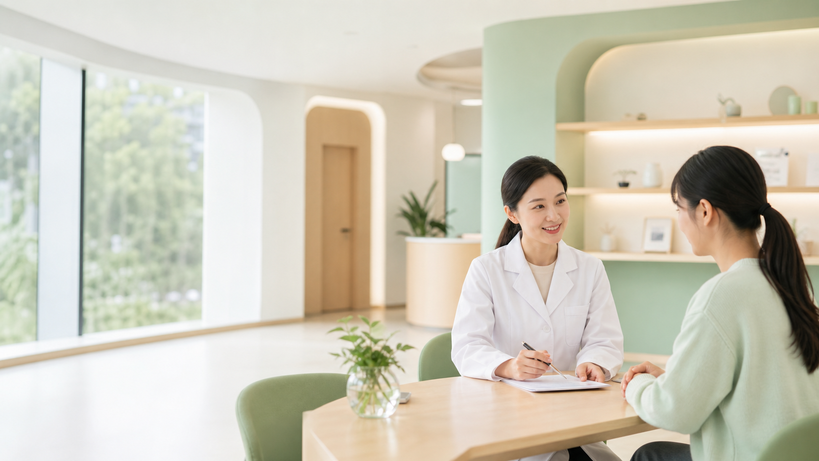 专业人员为用户提供健康咨询